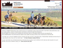 Tablet Screenshot of middlehamracingtours.co.uk